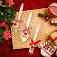 thumbnail image 4 of Gibobby Adornos decorativos de Navidad Tenedor y cuchara de de Navidad Juego de tenedor y cuchara de creatividad decorativa Colgante decorativo(C), 4 of 5