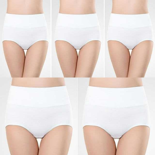 Soki Womens Underwear 6PC Cotton High Rise Briefs on Clearance