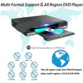 thumbnail image 4 of Home Full HD DVD Player B29 1080P High Definition Player with AV and Output Microphone, 4 of 5