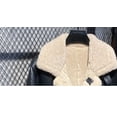 thumbnail image 5 of New Fashion Men's Winter Short Jacket Genuine Sheepskin Leather Shearling Coat for Male 100% Wool Liner Black Plus Large Size for Weight over 100kgs,Black ivory wool,48, 5 of 9