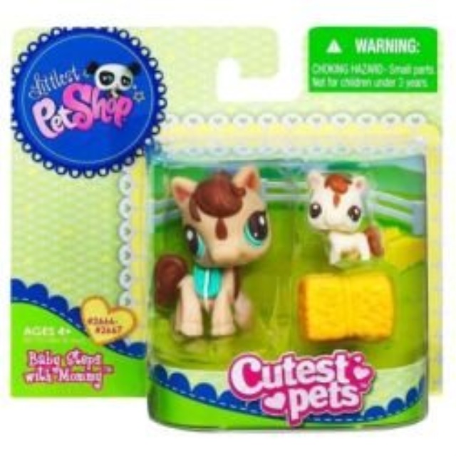 littlest pet shop mommy and baby set