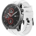 thumbnail image 4 of Tianle Compatible with Fenix 5S Plus Band Silicone Sport Watch Bands for Fenix 5S/Fenix 7S/Fenix 6S/Fenix 6S Pro/D2 Delta S Smart Watch-Black Buckle(White), 4 of 7