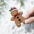 thumbnail image 4 of Christmas Resin Gingerbread Man Pendant Christmas Tree Ornaments Christmas Decorations for Home Navidad Year Gift, 4 of 6