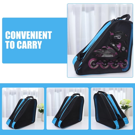 Milisten Portable Blue Roller Skates Pouch Wear-Resist Material for Storage