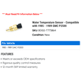 thumbnail image 2 of Water Temperature Sensor - Compatible with 1985 - 1989 GMC P2500 1986 1987 1988, 2 of 2
