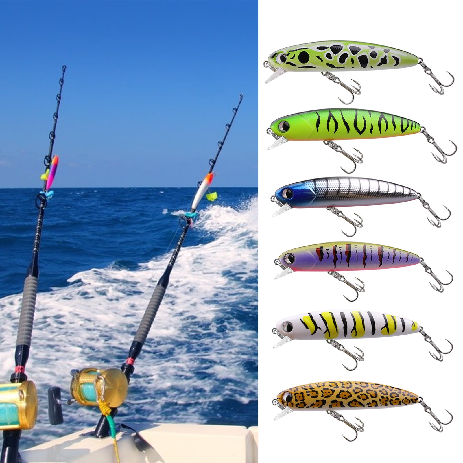 Cheers.US Mighty Bite Fishing Lures Plastic Bionic Fishing Lures 3D