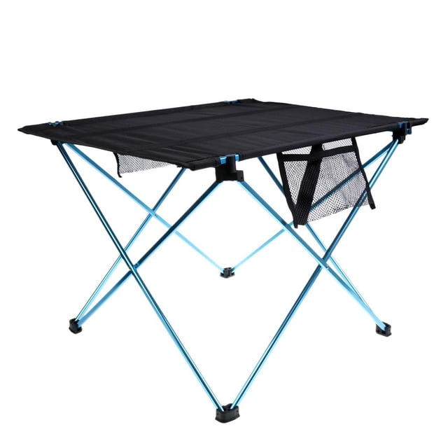 Portátil Pequeño Senderismo Libre Playa Camping Picnic Pesca Plegable Con Bolsa De Malla - DYNWAVEMX Mesa plegable