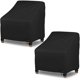 thumbnail image 4 of Fundas impermeables para muebles de patio, fundas para sillas de jardín para exteriores, se adaptan hasta 38 pulgadas de ancho x 31 pulgadas de profundidad x 29 pulgadas de alto, 1 paquete, 4 of 5