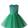 thumbnail image 5 of JAJAHO Girls Sleeveless Dress With Star Sequins Layered Mesh Puffy Skirt Party Dance Princess Dress Clothes For Kids 3-14 Years Stylish Dresses, 5 of 5