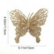 thumbnail image 3 of Paquete de 10 adornos de mariposas brillantes para árbol de Navidad, guirnaldas, decoraciones de boda, coronas, cajas de regalo y decoraciones para fiestas., 3 of 6