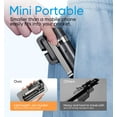 thumbnail image 2 of Trípode para teléfono MAGIC JOHN Selfie Stick con control remoto y luz de relleno, 2 of 8
