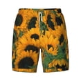 thumbnail image 4 of Lsque Mens Swim Trunks Sunflowers 7 Pattern - Bathing Suit Compression Liner - Beach Swim Shorts Swimwear - (S-3XL) - Stretch Quick Dry -XX-Large, 4 of 9