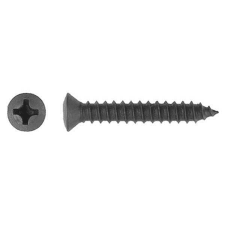 

ZoroSelect Oval Screw #8x1In L Phillips PK100