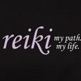 thumbnail image 3 of CafePress - Reiki. My Path. My Life. Women's Dark T Shirt - Women's Traditional Fit Dark T-Shirt, 3 of 4