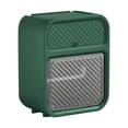 thumbnail image 1 of jifeng Bathroom Organizer Self Adhesive 2 Tier Punch Wall Mount Rectangular Tissue Dark Green, 1 of 9