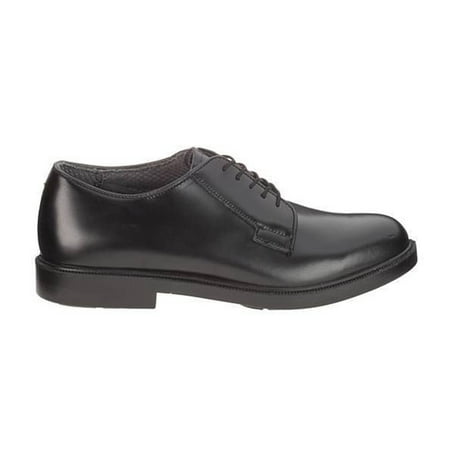 

Bates 112 Mens Durashocks Black Leather Uniform Oxford Shoe 15 E US 15Wide (E W)