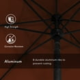 thumbnail image 3 of California Umbrella 9' Patio Umbrella in Brick, 3 of 5