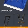 thumbnail image 2 of Vggrvlo 12" Metal Snow Shovel with Metal Handle, 2 of 7