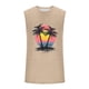 thumbnail image 4 of Camiseta sin mangas de cuello redondo para hombre, informal, a la moda, con estampado, deportiva, de poliéster, 4 of 5