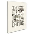 thumbnail image 2 of Trademark Fine Art "Take Time to Eat II" Canvas Art by Megan Romo, 2 of 3