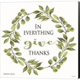 thumbnail image 1 of Great Art Now In Everything Give Thanks Wreath by Cindy Jacobs, Canvas Wall Art, 12W x 12H, 1 of 2