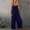 Dark Blue, variant on Mnyycxen Womens Casual Playsuit Sleeveless Strap Loose Adjustable Jumpsuits Stretchy Long Pants Romper with Pockets