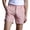 Pink Athletic Shorts, variant on Men's Classic Fit Summer Beach Shorts Quick Dry Breathable Stretch Stripe Flat Front Bermuda Short Pants with Belt Loops Green L
