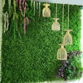 thumbnail image 2 of Pared de plantas de plástico, pared de plantas artificiales, césped artificial, decoración de pared, 60 x 7, 2 of 9