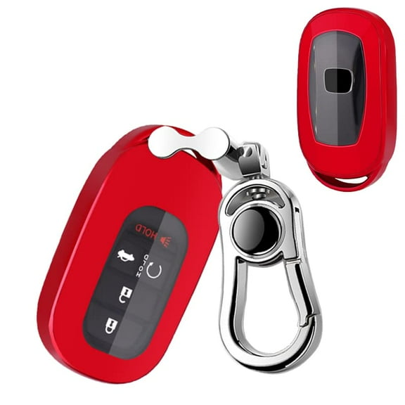 Honda Civic Key Fob Cover,Compatible with 2022 New Honda Civic Accord Sport SI EX EX-L Touring key Fob Silicone TPU Protective Case Holder Shell wih Keychain