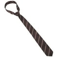 thumbnail image 2 of GOOHOCHY Corbata a rayas estilo escolar, preanudada, para hombres y niños, clásica de poliéster para uniformes escolares y decoraciones navideñas., 2 of 7