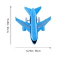 thumbnail image 3 of MasteelfCA 12 Pcs Jouets d'Avion pour Enfants en Plastique à Rétrofriction Jouets d'Avion de Passagers Modèles d'Avion de Simulation Jouets (Couleur Aléatoire), 3 of 8