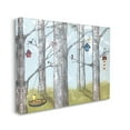 thumbnail image 2 of Stupell Industries Birdhouses Woodland Birch Trees Animals & Insects Painting Gallery Wrapped Canvas Print Wall Art, 2 of 5