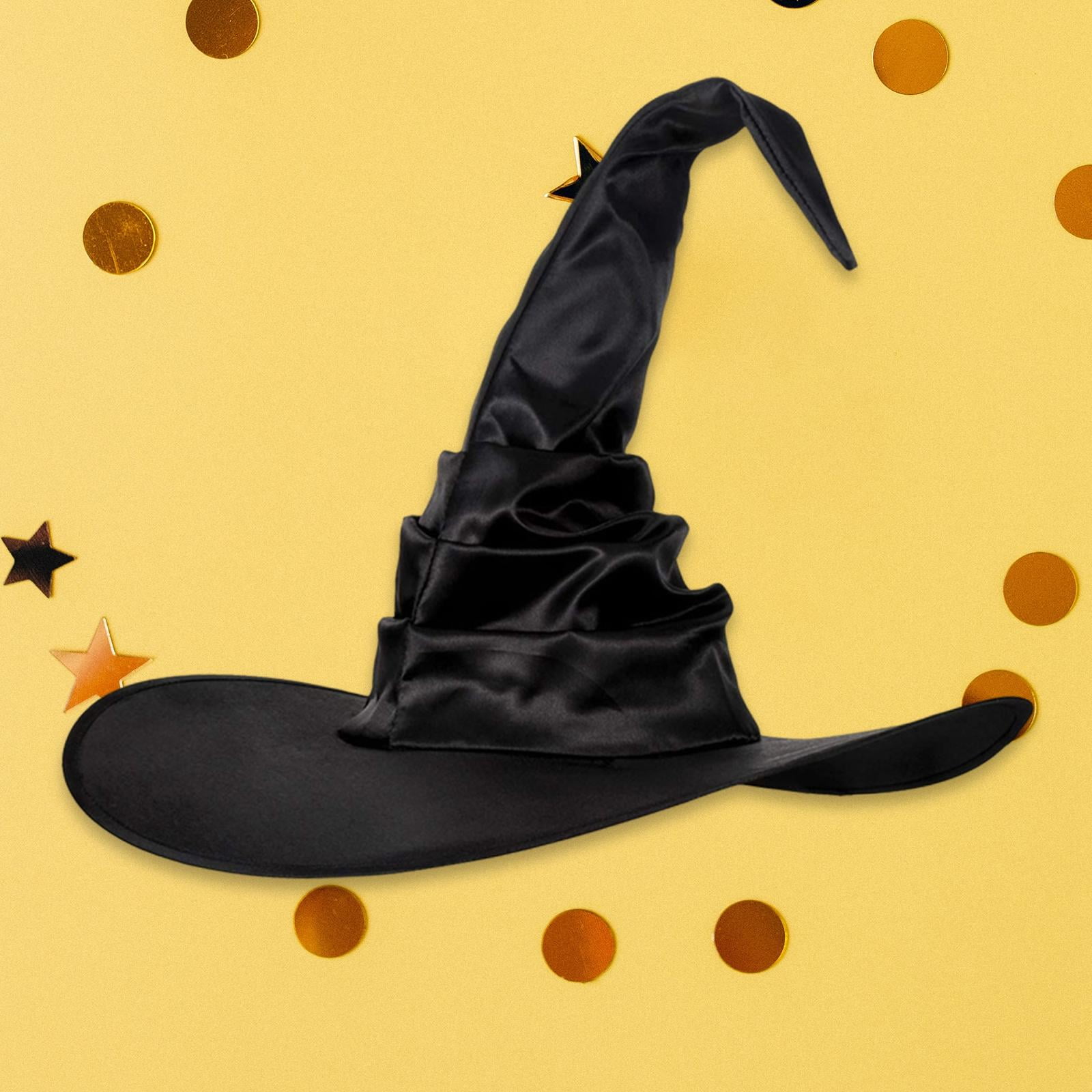 Pointed Top Sorceress Hat Wizard Headgear Witch Women Hat for