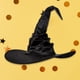 thumbnail image 4 of Sombrero de puntiaguda, accesorio de disfraz de personaje, mago, , mujer, hombre, sombrero para Sin colgante Zulema Sombrero negro, 4 of 7
