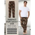 thumbnail image 6 of North 15 Men's Camouflage Micro Fleece Lounge Pants - Medium, Camoprint1, 6 of 9