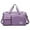 Purple, variant on Travel Luggage Women's Large Capacity Folding Duffel Bag Lightweight Waterproof Multifunctional