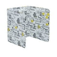thumbnail image 1 of Non Stick 3 Splatter Guard For Stove Top And Frying Pan Aluminum Foil Foldable Stove Kitchen Oil Proof Baffle Plate, 1 of 8