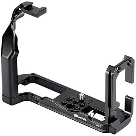 SZZCNOX Poignée L Bois + Plaque Aluminium Pour Fujifilm X-M5 - Grip Ergonomique Rétro, Dégagement Rapide, Argenté