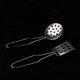 thumbnail image 5 of Juguetes de cocina para niños de 5 utensilios de cocina, espátula, perforada, juguetes para niños, acero inoxidable, plata Magideal Juguetes de cocina para niños, 5 of 7