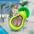 thumbnail image 5 of Avocado Pool Floatie With Canopy for Kids, 46.8" x 30.3" Inflatable Avocado Pool Float With Shade, Water Fun Large Blow Up Summer Beach Swimming Floaty Party Lounge Raft - -, 5 of 5