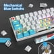 thumbnail image 5 of Ussixchare Teclado Mecánico para Juegos con Switches Azules RGB por Cable 65%, 5 of 8