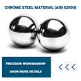thumbnail image 3 of Bolas de rodamiento DEEPDREAM de acero cromado de 51 mm (6 unidades), 3 of 7