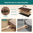 thumbnail image 4 of Cómoda Organizador Elly 8 Cajones Tela, Tablero MDF 1.5 cm, Estructura de Acero Color Café, 4 of 6