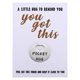 thumbnail image 1 of Tarjeta de felicitación MIXJOY Pocket Hug, símbolo de positividad, regalo, 1 of 7