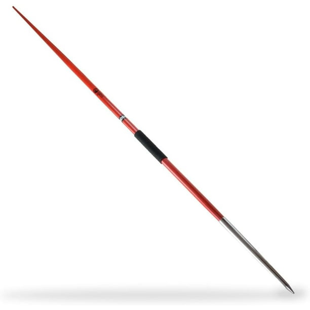 GIM Jabalina de Aluminio de 2.5M y 800g Ultraligera Jabalina para Lanzamiento Profesional Color Rojo Jabalina de Punta para competencias para Profesionales y Principiantes Gim 15JAVALI002CH