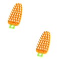 thumbnail image 3 of Bearachild Fruit Vegetable Cleaning Tool Washing Accessory Potato Wash Brush Clean Scrubber Accessories Carrot Gadget Kitchen Household 13.5x6.0x1.0 cm 2Conjunto, 3 of 6