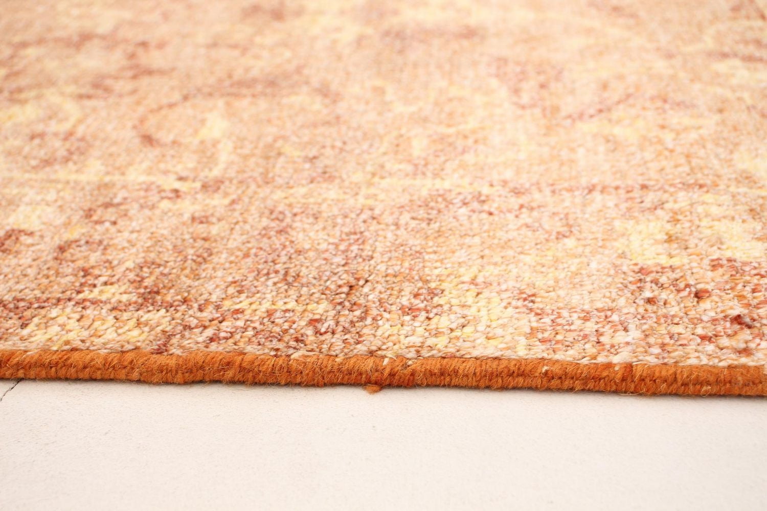 ECARPETGALLERY 5'0" x 7'10"  Transitional Jules Oushak Hand-knotted Area Rug for Living Room, Dining Room and Bedroom in Brown