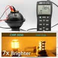 thumbnail image 4 of 2X 50W 7443 LED Rear Turn Signal Parking High Power Light Bulbs Amber Yellow, 4 of 6