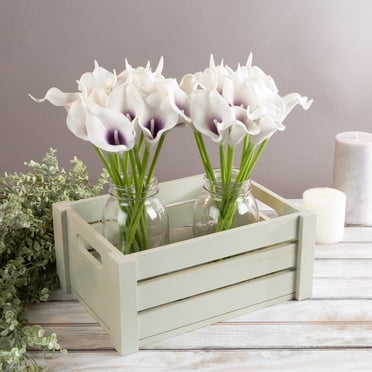 10 Steli Di Giglio Calla Vera Touch – Fiori Artificiali Realistici Con Piccoli Fiori, Per Bouquet, Boutonniere E Composizioni Floreali - 4