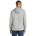 thumbnail image 2 of Port & Co Adult Male Men Hooded Plain Long Sleeves Sweatshirt Silver Medium, 2 of 4